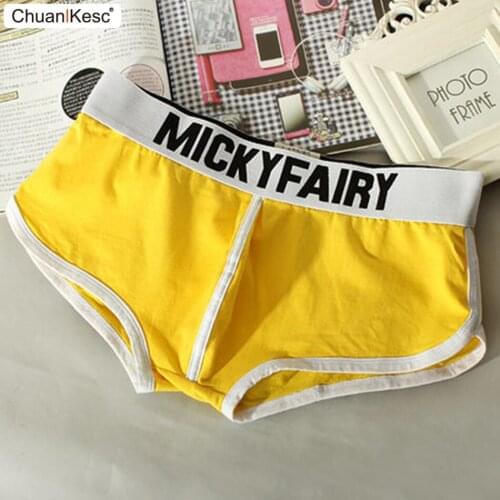 Pure Cotton Mens Underwear Sexy Pure Color High Quality Youth Boxers Comfortable Breathable Sweat Absorbing Sports Shorts