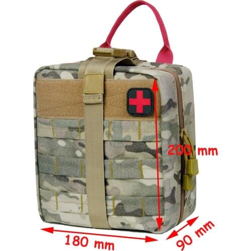New Tactical IFAK Pouch EMT Emergency Kits Storage Bag MOLLE Compatible EDC Outdoors Hiking Hunting Medical Military Accessories