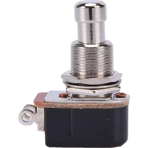 SPST Momentary Soft Touch Push Button Stomp Foot Pedal Electric Guitar Switch 2.2*3.2*1.2cm