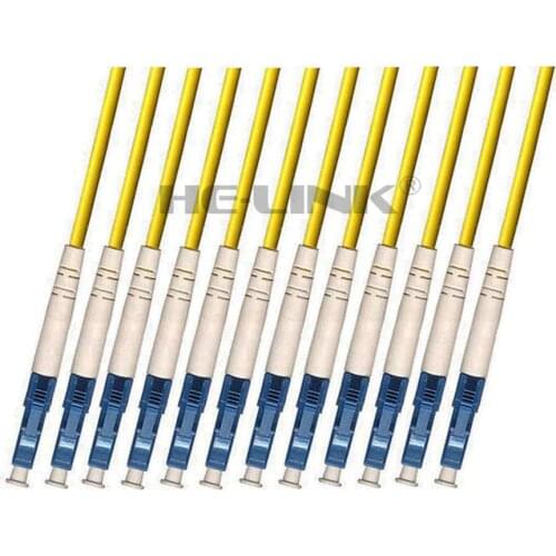 LODFIBER 250M LC-LC Indoor Armored Singlemode 12 Strands Fiber Optic Cable Patch Cord 9/125