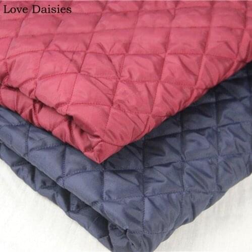 Polyester taffeta High Quality Smooth High Density Quilted Warm Fabric for DIY Winter Cotton-padded Clothes Coat Lining Curtain