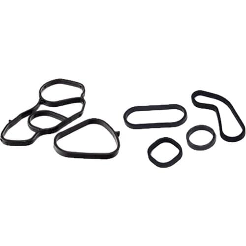 Oil Cooler Gasket Seal with Filter Housing Gasket Set Fit for Mini Cooper 07-16 11427557009 11427557010