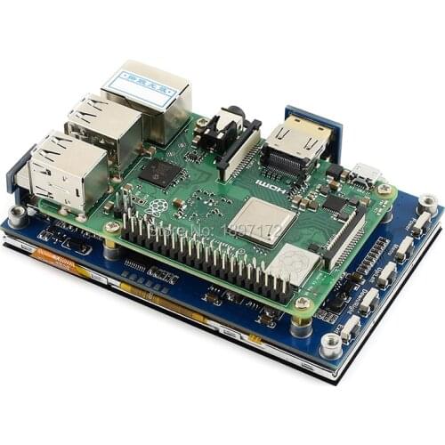 Raspberry Pi 4.3 inch LCD IPS 800x480 USB Capacitive Touch screen for Raspberry Pi 4B 3B+ 2B+ 4.3inch LCD Multi mini-PC