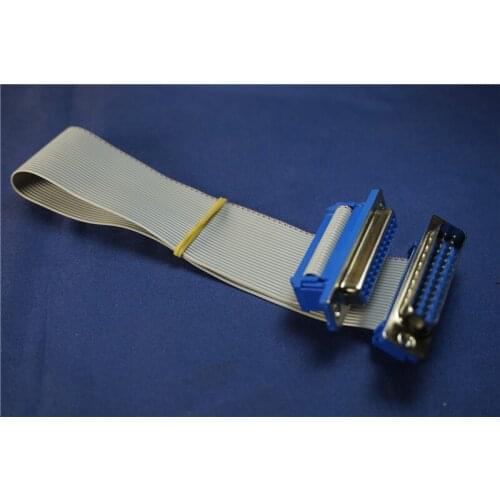 20 pcs D-Sub Connector IDC Type 25 Pin male to Female assembly Plug to Socket Grey Flat Cable 1.27 mm UL2651 28 AWG 25 cm Length