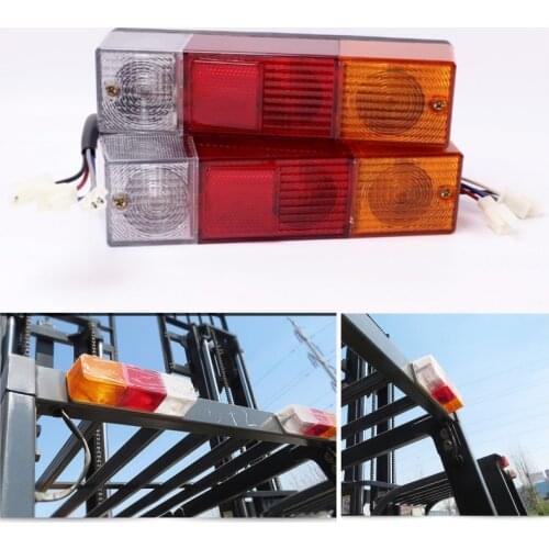 Forklift turn signal Reverse brake light day driving work lamp Fork truck trailer Boat tractor RV Van Rear tail light 12v 24v