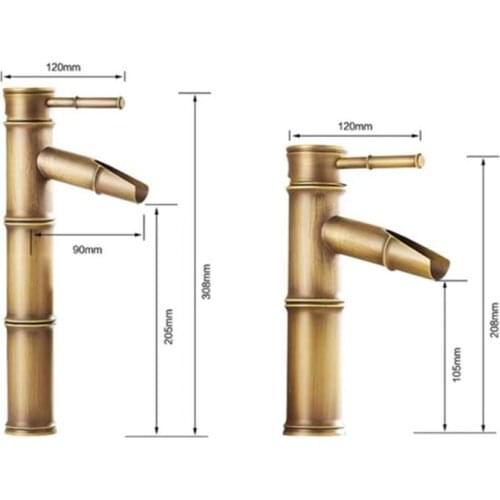 Single Handle Bathroom Basin Faucets Cold/Hot Mixer Basin Sink Tap