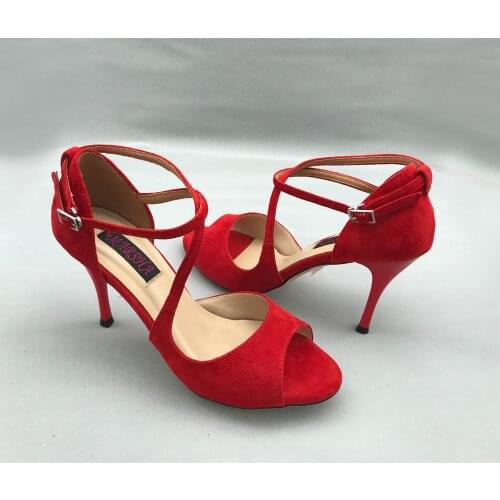 Comfortable and Fashional Argentina Tango Dance Shoes Party Shoes Wedding Shoes with leather outsole T6291RS