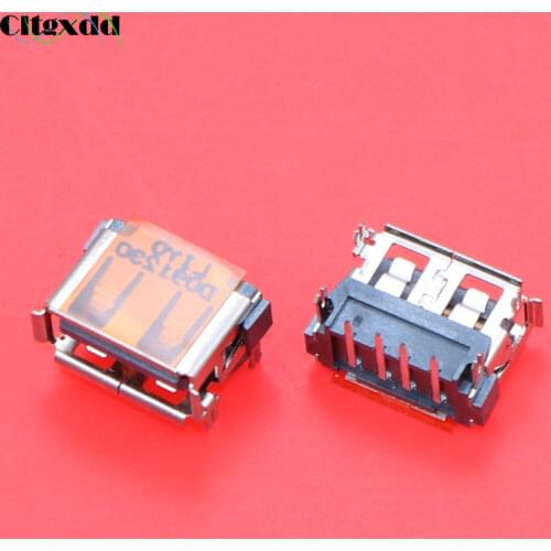 Cltgxdd 10pcs Universal 1cm 2.0 USB Jack female socket Connector USB data port for Laptop HP DELL Lenovo Toshiba Notebook laptop