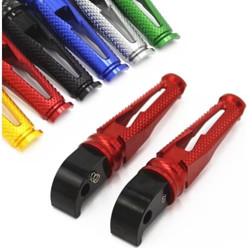 Rear Footrest Foot Pegs for YAMAHA YZF R3 R15 R25 FZ1 FZ6 FZ6R XJR1300 Rear Foot Rest Passenger Footpeg Footrests Yamaha YZF R3