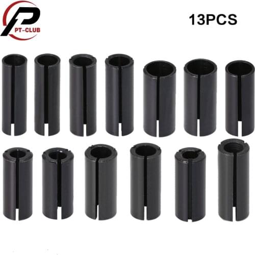 1PC CNC Router Bit High Precision Adapter Collet Milling Cutter Tool Adapters Holder 6mm 6.35mm 7mm 8mm 9.5mm 10mm 12mm 12.7mm