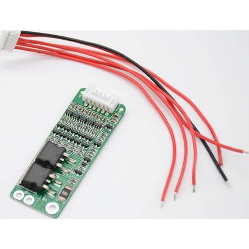 10pcs/lot 5S 15A Li-ion Lithium Battery BMS 18650 Charger Protection Board 18V 21V Cell Protection Circuit With Wire Module