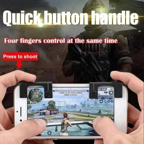 2PCS/SET Mobile Phone Game Physical Joysticks Game Controller Assist Tools Shooting Games Accessories for PUBG STG FPS TPS Game