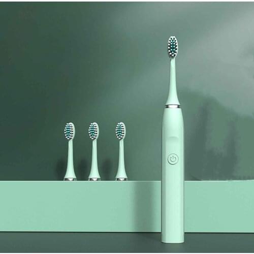 4pcs/set 19800 Strokes Waterproof Electric Toothbrush Clean Massage electric toothbrush replacement brush heads 3 IPX7 dropship