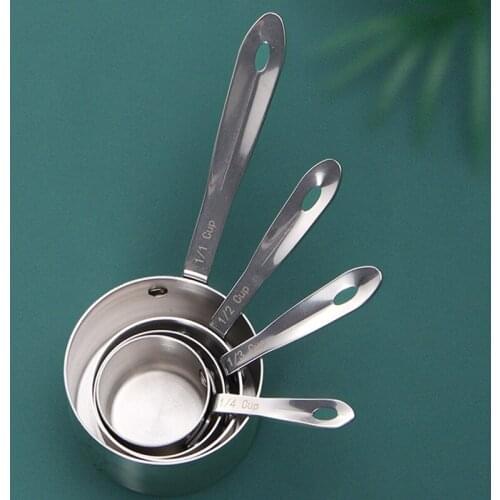 4PCS Stainless Steel Sauce Bowl Western Steak Sauce Dish Korean Tomato Sauce Bowl with Handle Mini Juice Sauce Bowl