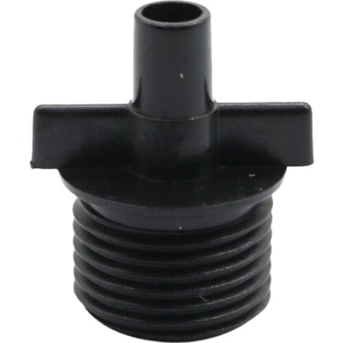 50 Pcs 1/2" External Thread To Inner Diameter 6mm Connectors Water Pipe Homebrew Pipe Fittings Plastic Garden Irrigation Tool