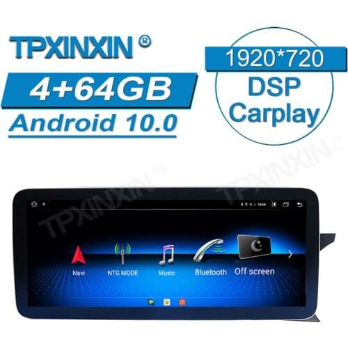 64GB Android 10.0 For MERCEDES BENZ Right Tire Base 2011 2012 2013 GPS Navi Player Stereo Autoradio Head Unit Multimedia Player