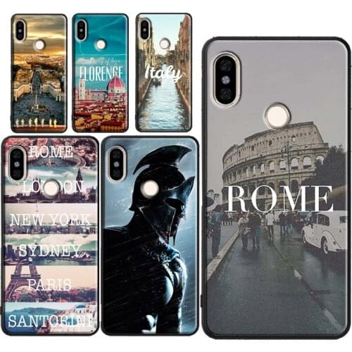 Italy Rome City For Xiaomi Mi Note 10 Lite A3 9T Case For Redmi Note 9 Pro 8 7 8T 9S 9A 9C For POCO X3