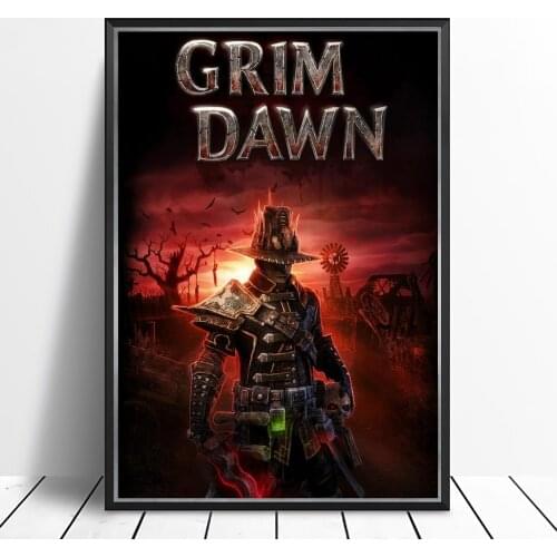 Grim Dawn Definitive Video Game Canvas Poster Home Wall Painting Decoration (No Frame)