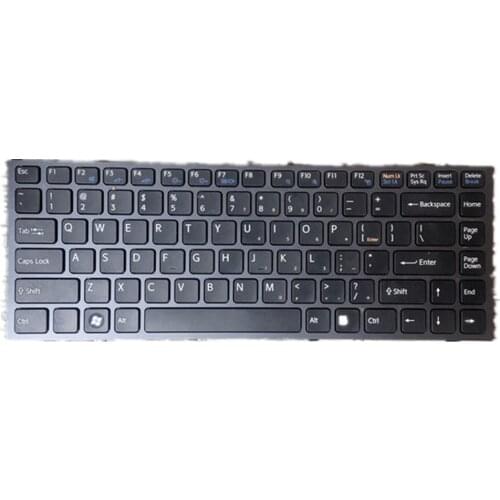 Laptop Keyboard For SONY VPCS VPCS125FG VPCS125FH VPCS137GA VPCS137GX VPCS1390X VPCS13AFK VPCS13AGX VPCS111FM VPCS115EC Black US