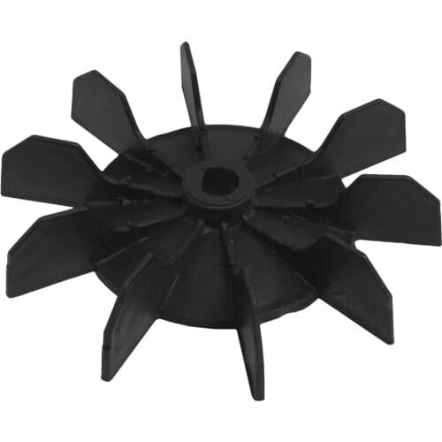 Top Sale Replacement 0.5" Inner Bore 10 Impeller Air Compressor Motor Fan Blade Black
