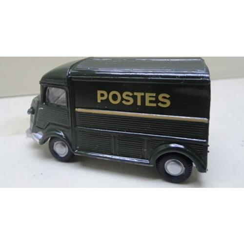 Diecast 1:86 Scale Model Cars Citroen POSTES Postal Alloy Decoration Static Display Gift Adult Collection Hot Toys for Boys