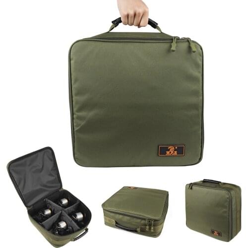 MOBI GARDEN Fishing Reel Storage Bag Carrying Case for 500-10000 Series Spinning Fishing Reels Fishing Bag