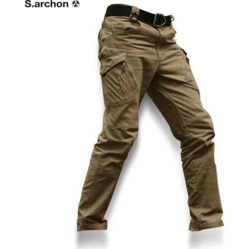 X9 tactical mens pants Cargo casual Pants Combat SWAT Army active Military work Cotton male Trousers mens