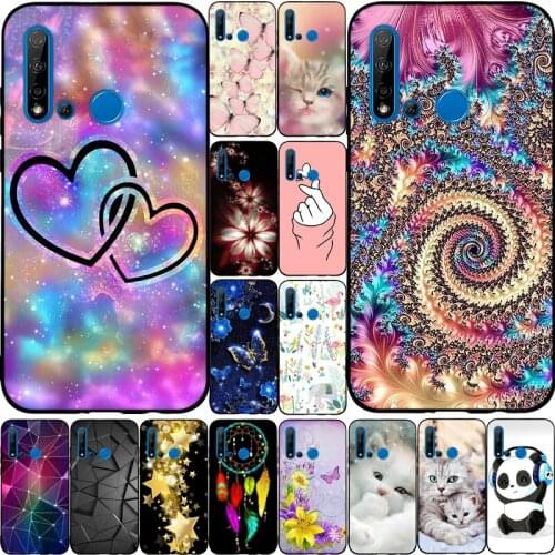 Luxury Case For Huawei P20 Lite 2019 Case Cover Printed Soft TPU Silicone Protector Back Cover For Huawei Nova 5i Phone Case 6.4