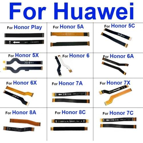 Main Connector Motherboard Flex Cable For Huawei Honor 7A 7X AUM-L41 8A 8C 8X Mainboard Flex Ribbon Cable Replacement Parts