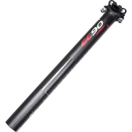 1PC EC90 3K Matte Full Carbon Fiber Seatpost Road Bike Seat Saddle Post Tube Parts 27.2/30.8/31.6 x 350/400 MM