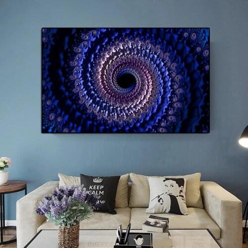 Modern Abstract Colorful Circles Painting Prints Canvas Wall Art Decorative Picture for Living Room Decor No Frame