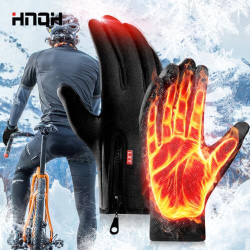Unisex Touchscreen Winter Thermal Warm Cycling Bicycle Bike Ski Outdoor Camping Hiking Motorcycle Gloves Sports Full Finger