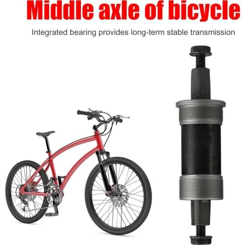 Bicycle Bottom Bracket 118mm 120mm 122.5mm Square Hole Crank Axle Bicycle Parts for Square Tapered Spindle Crankset