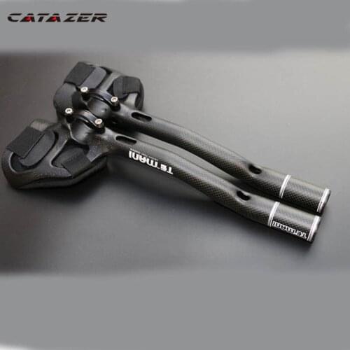Bike Handlebar Carbon New Genuine Carbon Fiber Road Car Rest Deputy / TT Handle All Carbon Fiber TT 3K / 12K / UD Optional