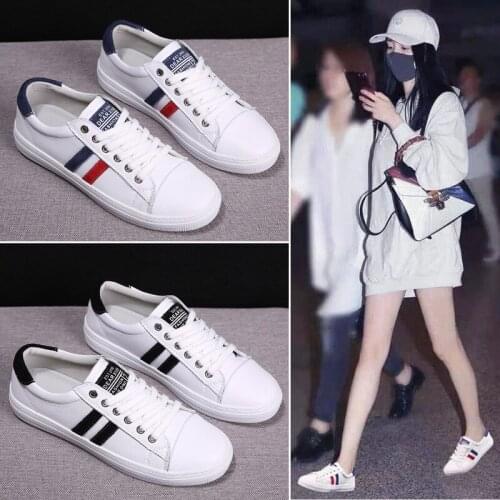 Woman White Flat Shoe Ladies White Sneakers Womens Genuine Leather Sneakers Women Casual Fashionable Vulcanized Sports Shoes