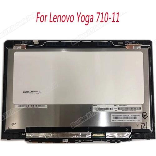 11.6'' For Lenovo Yoga 710-11isk Yoga 710-11 11ISK with frame 1920*1080 Lcd Display with Touch Panel Assembly