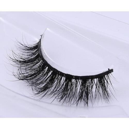 1pair stereoscopic Mink Eyelashes Black False Eyelashes nature long Cross Fake Eye Lashes Extension accessory Makeup tools
