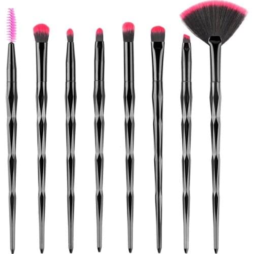 2/8Pcs Diamond Makeup Eyeshadow Brushes Set Powder Foundation Eye Shadow Blush Blending Cosmetics Beauty Make Up Brush Tool