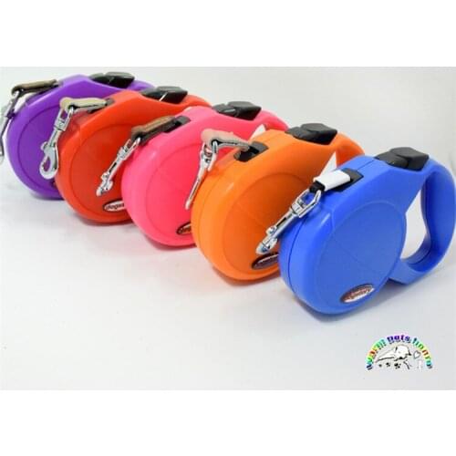 2PCS Automatic Dog Retractable Leash For Small Medium Large Dogs Strong Nylon Dog Lead Extending Puppy Pet Walking Leads 400cm