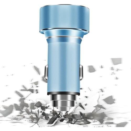 Mini Dual USB Car Charger LED Display 3.4A Fast Charging Mobile Phone Tablet Plug for iphone 7 8 Xiaomi 8 Samsung Alloy Adapter