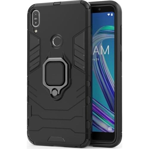 For Asus ZenFone Max Pro M1 ZB601KL ZB602KL Case Luxury Ring Back Cover Stand Armor ShockProof Case For Asus X00TD Phone Cases