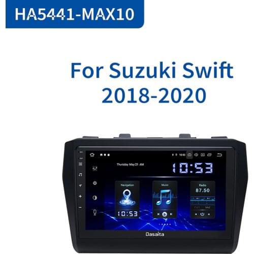 Dasaita 9" IPS Radio 1Din Car Stereo Android 10.0 for Suzuki Swift Ertiga GPS 2018 Navigation Bluetooth 1080p Video TDA850 MAX10