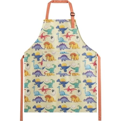 Baby apron anti-fouling painting clothes for boy eating oil-proof sleeveless summer gown bib children kindergarten painting smoc