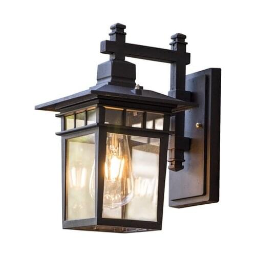 European simple LED Waterproof Courtyard Balcony Stairway Gate Outdoor Wall Lamp