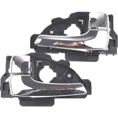 Chrome LH&RH Inside Door Catch Inner Handles Inside 826102S010 826202S010 Car Interior Door Knob For Hyundai Tuscon IX 35