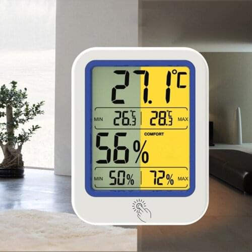 Temperature Humidity Meter Backlight Thermometer Hygrometer Sensor for Home 448A