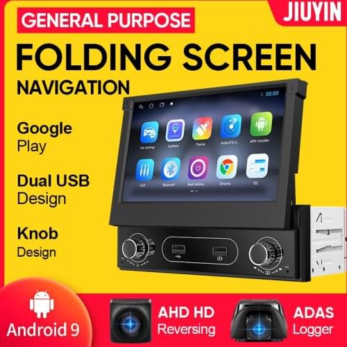 1 din Android 9.0 Quad-Core Car GPS Navigation Player 7'' Universal Car Radio WiFi Bluetooth MP5 Multimedia Player NO 2 din DVD