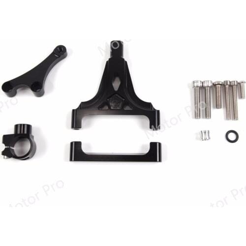 Motorcycle Steering Damper Stabilizer Bracket Mount For KAWASAKI Z750 2003 - 2009 Z 750 2004 2005 2006 2007 2008 09 Z1000