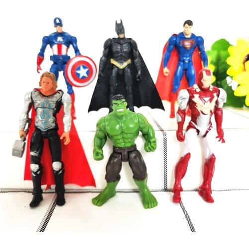 Marvel The Avenger Alliance Spiderman Ironman Dolls Superhero Model Classic Dolls Boys Kids Party Supplies Gifts Toy