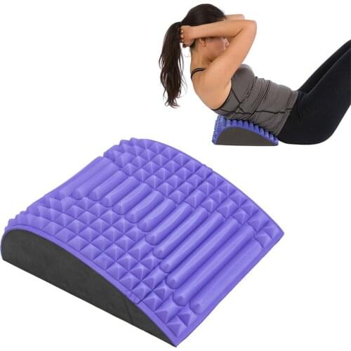 EVA Stretch Equipment Back Massager Magic Stretcher Fitness Lumbar Support Relaxation Spine Pain Relief Waist Posture Corrector